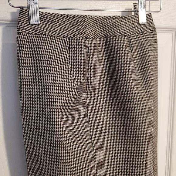 Harve Benard Woman's petite houndstooth wool pants Fully lined size 10P - Picture 2 of 4